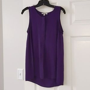 Purple sleeveless top